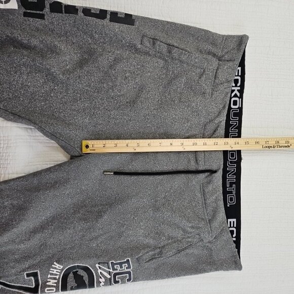 Ecko Unltd Men's 2XL Grey Big Logo Adjustable Waist Jogger Pants Vintage EUC - Picture 7 of 12